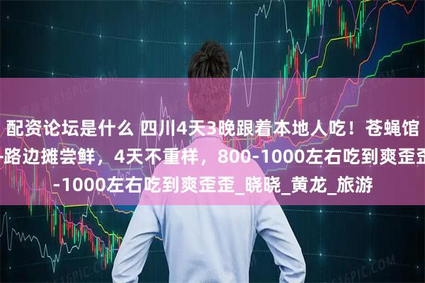 配资论坛是什么 四川4天3晚跟着本地人吃！苍蝇馆子打卡+夜市逛吃+路边摊尝鲜，4天不重样，800-1000左右吃到爽歪歪_晓晓_黄龙_旅游