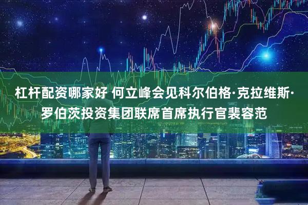 杠杆配资哪家好 何立峰会见科尔伯格·克拉维斯·罗伯茨投资集团联席首席执行官裴容范
